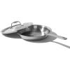 image:imageMade In Cookware  10Inch Stainless Steel Frying Pan With Lid  5 Ply Stainless Clad  Professional Cookware  Crafted in Italy  Induction Compatible10 Stainless Frying Pan wLid