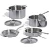 image:imageMade In Cookware  7 Piece Stainless Steel Cookware Set  5Ply Stainless Clad  Includes Frying Pan Saucepan Saute Pan Stock Pot  Professional Cookware  Crafted in Italy  Induction Compatible7Piece