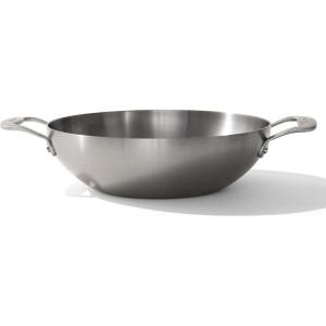 Made In Cookware | 10″ Stainless Steel Kadai Pan | 5 Ply Stainless Clad | Professional Cookware | Induction Compatible
