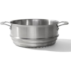 Made In Cookware | 10″ Stainless Steel Steamer Insert | Pot Strainer | 8 Quart Compatible | 5 Ply Stainless Clad | Professional Cookware
